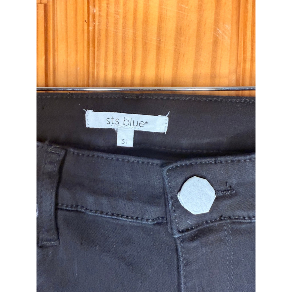 STS Blue Emma Ankle Skinny Jeans Black Size 31 Mid-Rise NWT - Picture 5 of 5